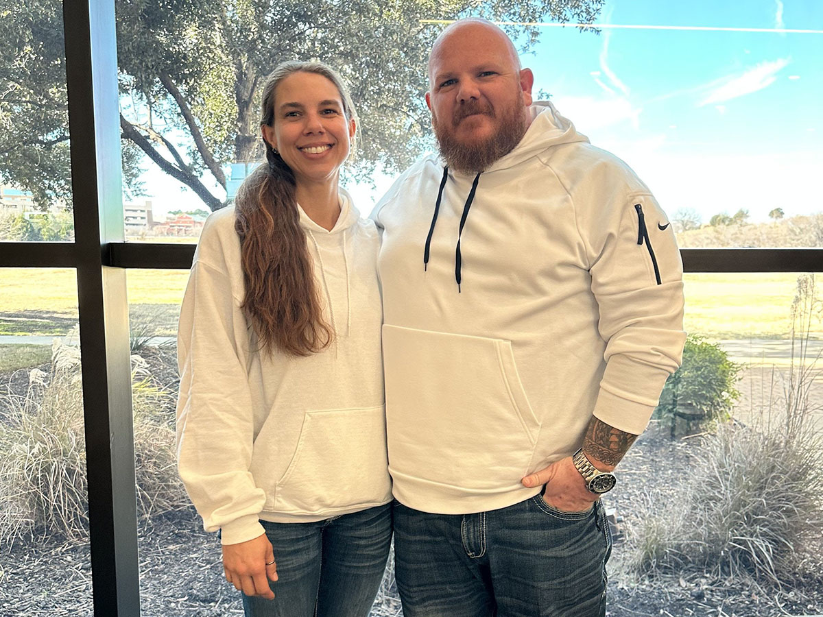 Open Hands Cleaning Services owners PJ and Kelsey